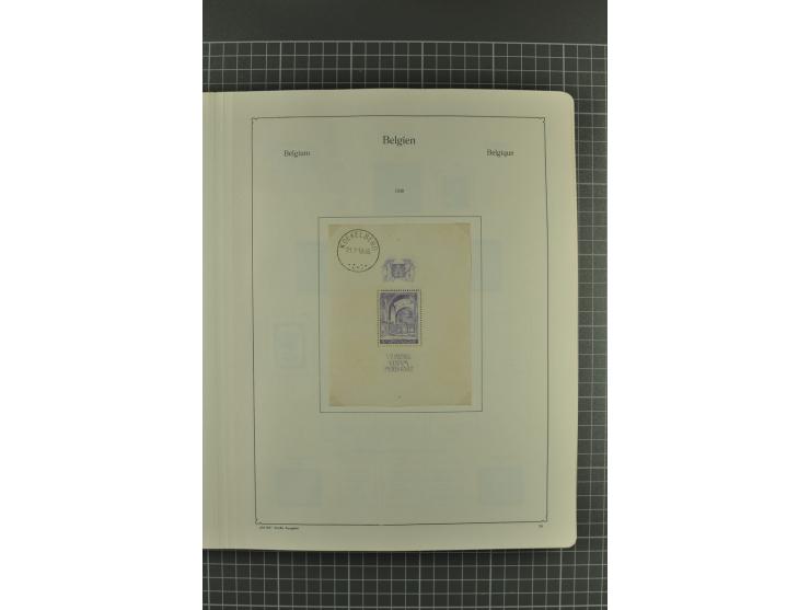 1849/1962, postfrische, ungebrauchte und gestempelte Sammlung mit vielen besseren Ausgaben, dabei Rotes Kreuz 1918, Mercier, 