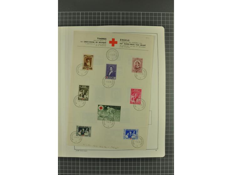 1849/1962, postfrische, ungebrauchte und gestempelte Sammlung mit vielen besseren Ausgaben, dabei Rotes Kreuz 1918, Mercier, 