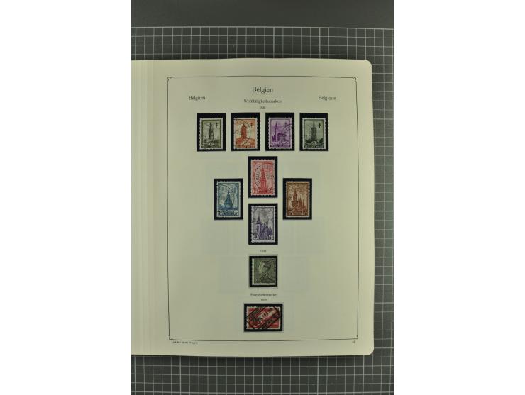 1849/1962, postfrische, ungebrauchte und gestempelte Sammlung mit vielen besseren Ausgaben, dabei Rotes Kreuz 1918, Mercier, 