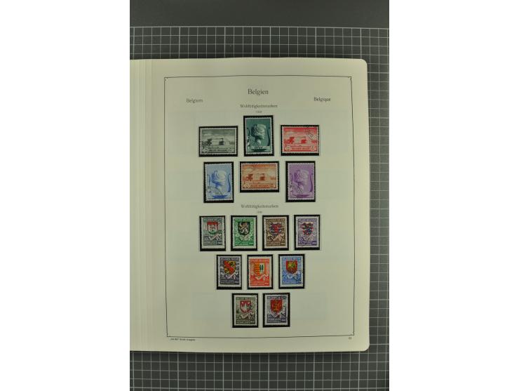1849/1962, postfrische, ungebrauchte und gestempelte Sammlung mit vielen besseren Ausgaben, dabei Rotes Kreuz 1918, Mercier, 