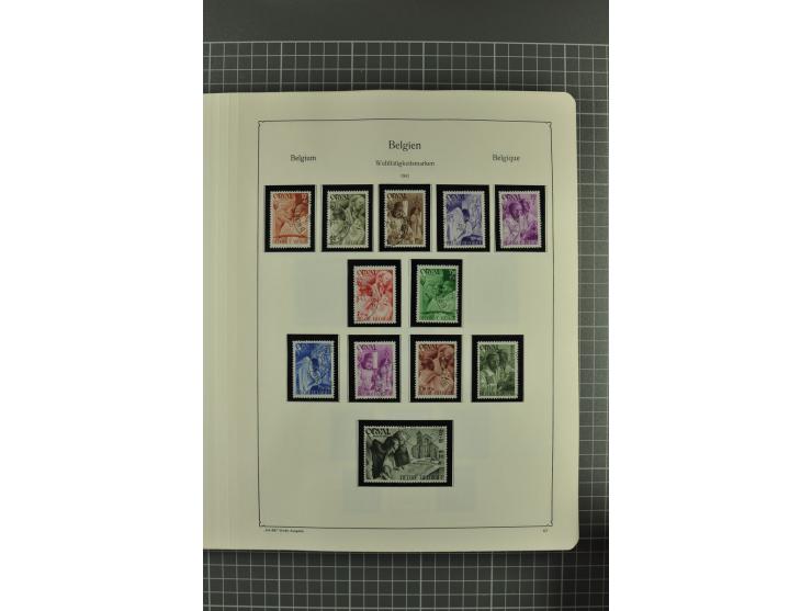 1849/1962, postfrische, ungebrauchte und gestempelte Sammlung mit vielen besseren Ausgaben, dabei Rotes Kreuz 1918, Mercier, 