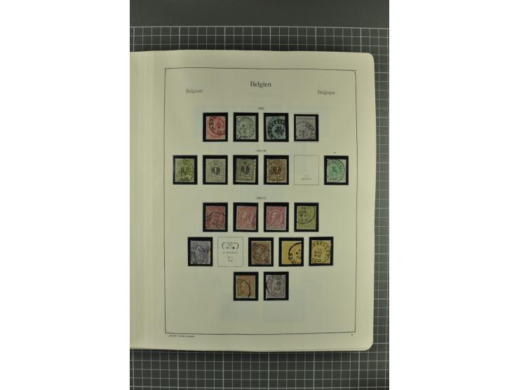 1849/1962, postfrische, ungebrauchte und gestempelte Sammlung mit vielen besseren Ausgaben, dabei Rotes Kreuz 1918, Mercier, 
