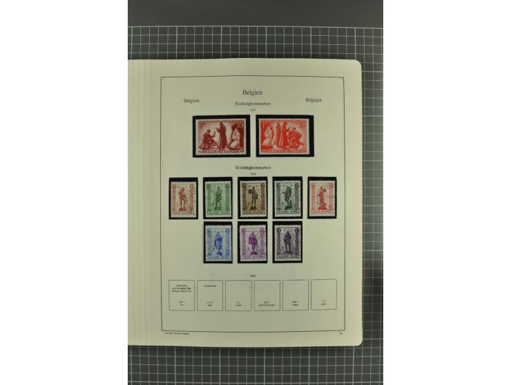 1849/1962, postfrische, ungebrauchte und gestempelte Sammlung mit vielen besseren Ausgaben, dabei Rotes Kreuz 1918, Mercier, 