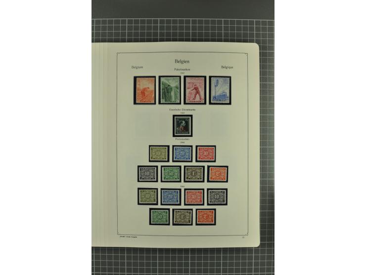 1849/1962, postfrische, ungebrauchte und gestempelte Sammlung mit vielen besseren Ausgaben, dabei Rotes Kreuz 1918, Mercier, 