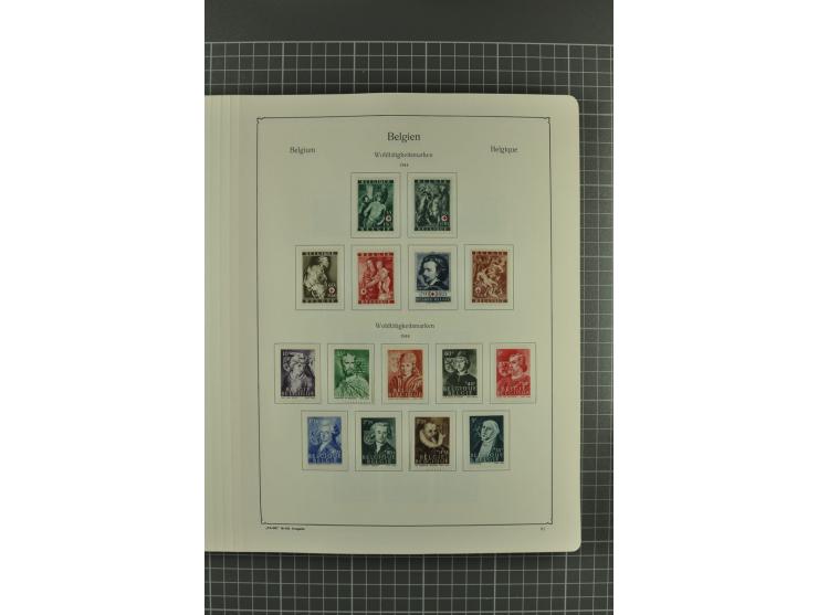 1849/1962, postfrische, ungebrauchte und gestempelte Sammlung mit vielen besseren Ausgaben, dabei Rotes Kreuz 1918, Mercier, 