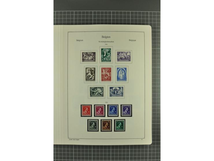 1849/1962, postfrische, ungebrauchte und gestempelte Sammlung mit vielen besseren Ausgaben, dabei Rotes Kreuz 1918, Mercier, 