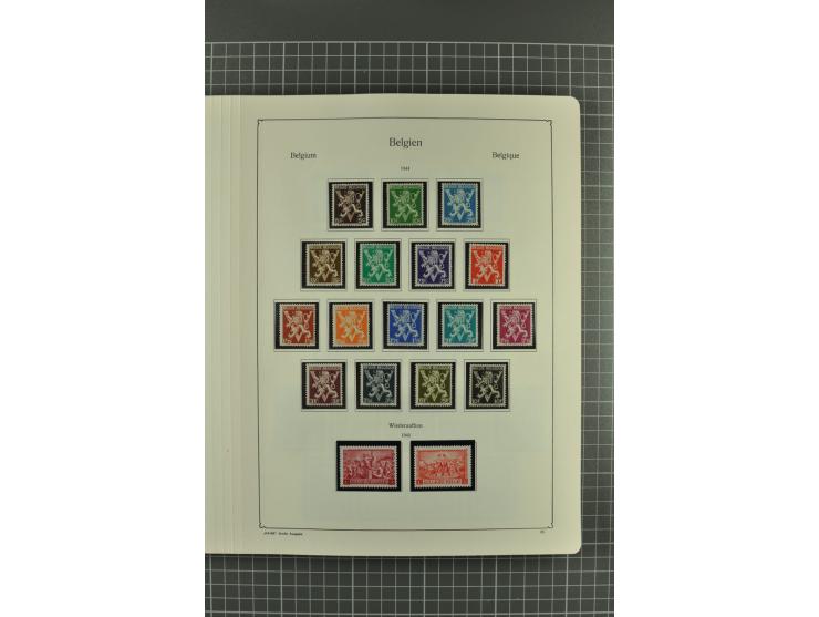 1849/1962, postfrische, ungebrauchte und gestempelte Sammlung mit vielen besseren Ausgaben, dabei Rotes Kreuz 1918, Mercier, 