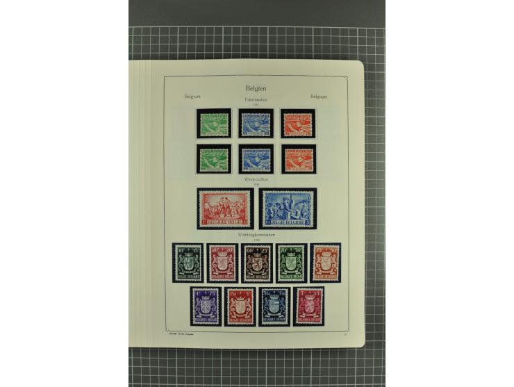 1849/1962, postfrische, ungebrauchte und gestempelte Sammlung mit vielen besseren Ausgaben, dabei Rotes Kreuz 1918, Mercier, 