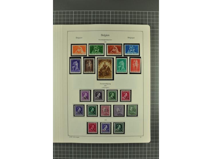 1849/1962, postfrische, ungebrauchte und gestempelte Sammlung mit vielen besseren Ausgaben, dabei Rotes Kreuz 1918, Mercier, 