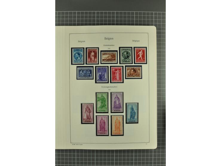 1849/1962, postfrische, ungebrauchte und gestempelte Sammlung mit vielen besseren Ausgaben, dabei Rotes Kreuz 1918, Mercier, 