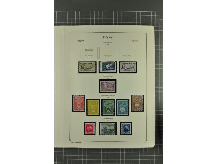 1849/1962, postfrische, ungebrauchte und gestempelte Sammlung mit vielen besseren Ausgaben, dabei Rotes Kreuz 1918, Mercier, 