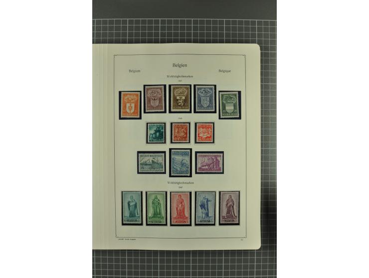 1849/1962, postfrische, ungebrauchte und gestempelte Sammlung mit vielen besseren Ausgaben, dabei Rotes Kreuz 1918, Mercier, 