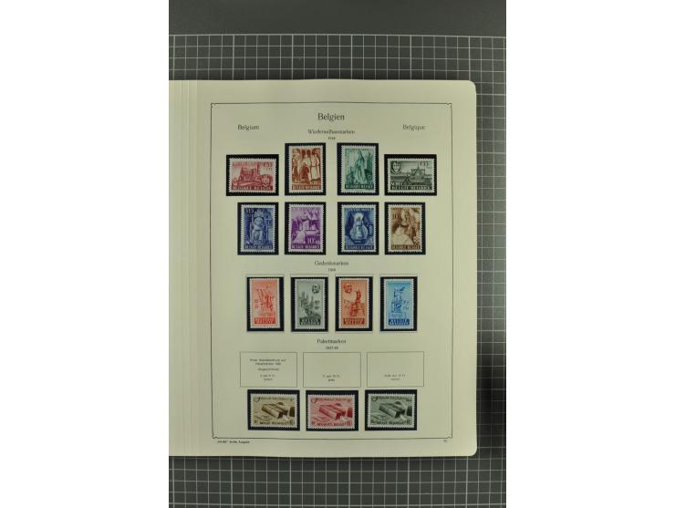 1849/1962, postfrische, ungebrauchte und gestempelte Sammlung mit vielen besseren Ausgaben, dabei Rotes Kreuz 1918, Mercier, 