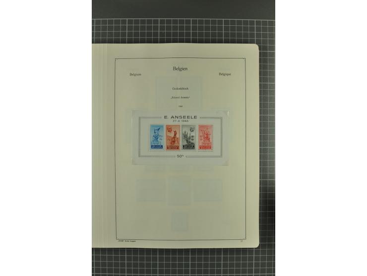 1849/1962, postfrische, ungebrauchte und gestempelte Sammlung mit vielen besseren Ausgaben, dabei Rotes Kreuz 1918, Mercier, 
