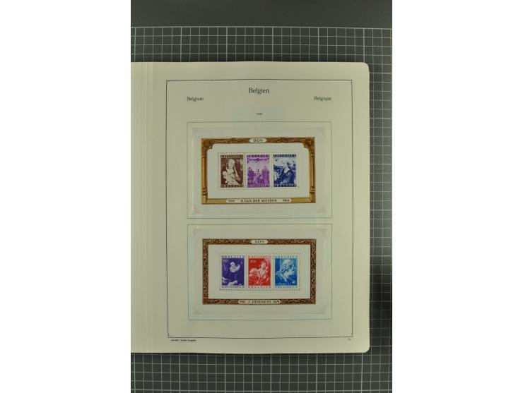 1849/1962, postfrische, ungebrauchte und gestempelte Sammlung mit vielen besseren Ausgaben, dabei Rotes Kreuz 1918, Mercier, 