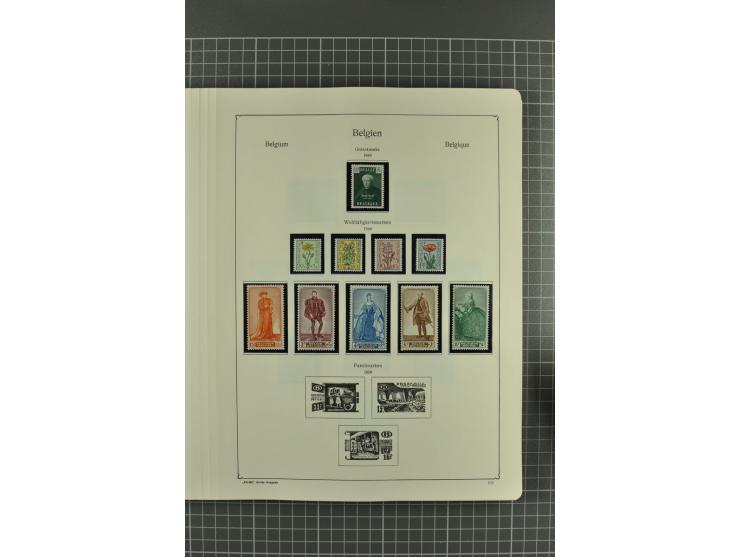 1849/1962, postfrische, ungebrauchte und gestempelte Sammlung mit vielen besseren Ausgaben, dabei Rotes Kreuz 1918, Mercier, 