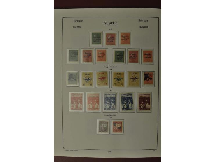 1879/2002, postfrische, ungebrauchte und gestempelte Sammlung mit u.a. Mi.-Nr. 1-5, 242-48, 252-58, 274-79, 280-85, ab 1945 i