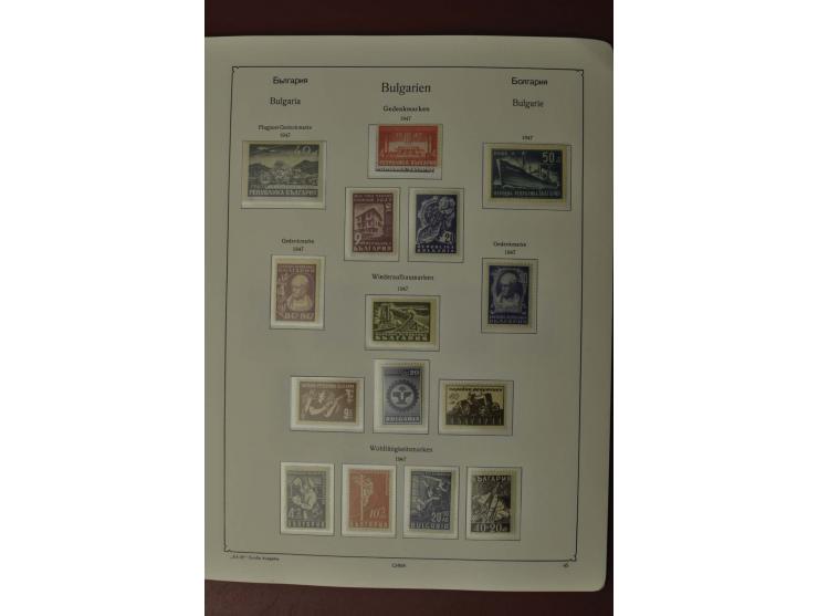 1879/2002, postfrische, ungebrauchte und gestempelte Sammlung mit u.a. Mi.-Nr. 1-5, 242-48, 252-58, 274-79, 280-85, ab 1945 i