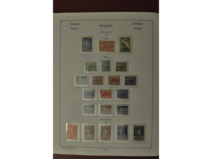 1879/2002, postfrische, ungebrauchte und gestempelte Sammlung mit u.a. Mi.-Nr. 1-5, 242-48, 252-58, 274-79, 280-85, ab 1945 i