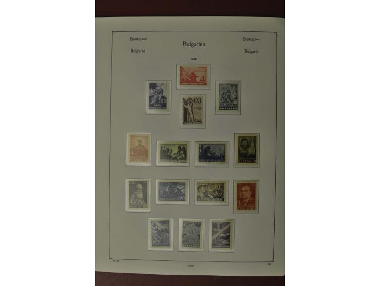 1879/2002, postfrische, ungebrauchte und gestempelte Sammlung mit u.a. Mi.-Nr. 1-5, 242-48, 252-58, 274-79, 280-85, ab 1945 i