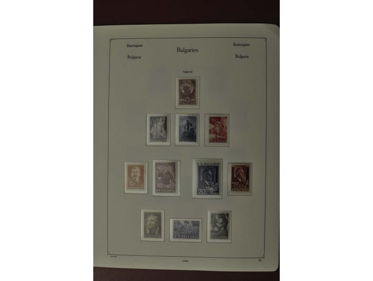 1879/2002, postfrische, ungebrauchte und gestempelte Sammlung mit u.a. Mi.-Nr. 1-5, 242-48, 252-58, 274-79, 280-85, ab 1945 i