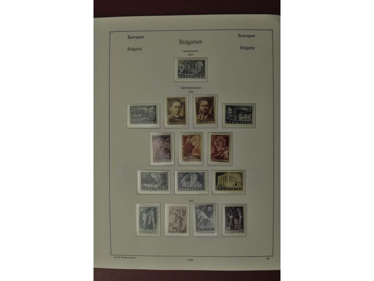 1879/2002, postfrische, ungebrauchte und gestempelte Sammlung mit u.a. Mi.-Nr. 1-5, 242-48, 252-58, 274-79, 280-85, ab 1945 i