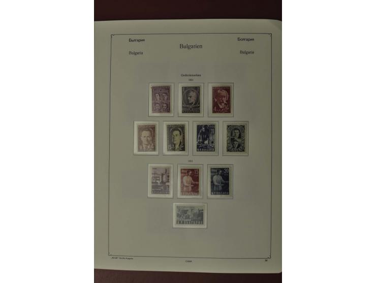 1879/2002, postfrische, ungebrauchte und gestempelte Sammlung mit u.a. Mi.-Nr. 1-5, 242-48, 252-58, 274-79, 280-85, ab 1945 i