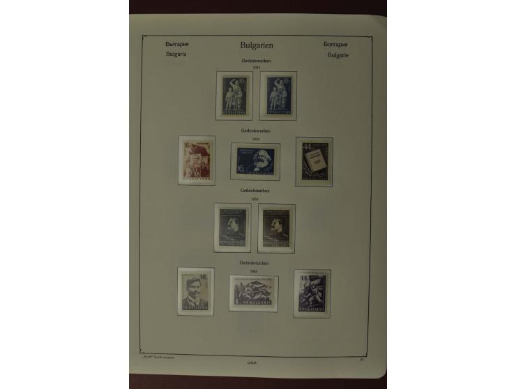 1879/2002, postfrische, ungebrauchte und gestempelte Sammlung mit u.a. Mi.-Nr. 1-5, 242-48, 252-58, 274-79, 280-85, ab 1945 i