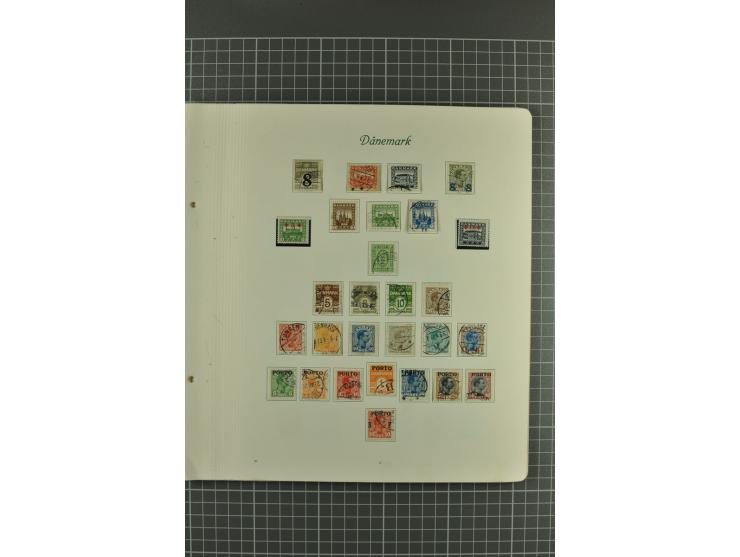 1851/1970, postfrische, ungebrauchte und gestempelte Sammlung mit u.a. Mi.-Nr. 2 auf Brief (rechts angeschnitten), Dienst, Po