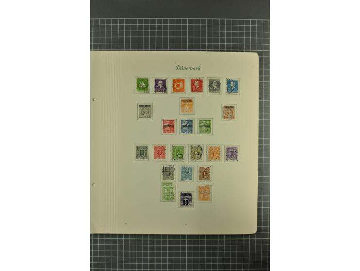 1851/1970, postfrische, ungebrauchte und gestempelte Sammlung mit u.a. Mi.-Nr. 2 auf Brief (rechts angeschnitten), Dienst, Po