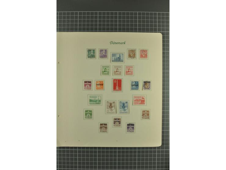 1851/1970, postfrische, ungebrauchte und gestempelte Sammlung mit u.a. Mi.-Nr. 2 auf Brief (rechts angeschnitten), Dienst, Po