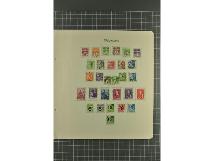 1851/1970, postfrische, ungebrauchte und gestempelte Sammlung mit u.a. Mi.-Nr. 2 auf Brief (rechts angeschnitten), Dienst, Po