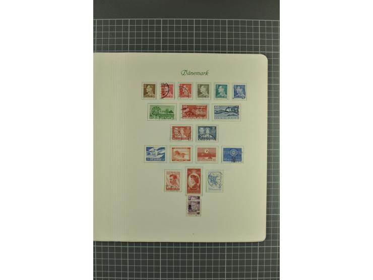 1851/1970, postfrische, ungebrauchte und gestempelte Sammlung mit u.a. Mi.-Nr. 2 auf Brief (rechts angeschnitten), Dienst, Po