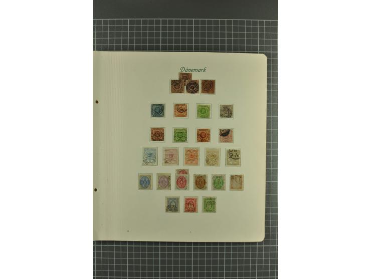 1851/1970, postfrische, ungebrauchte und gestempelte Sammlung mit u.a. Mi.-Nr. 2 auf Brief (rechts angeschnitten), Dienst, Po