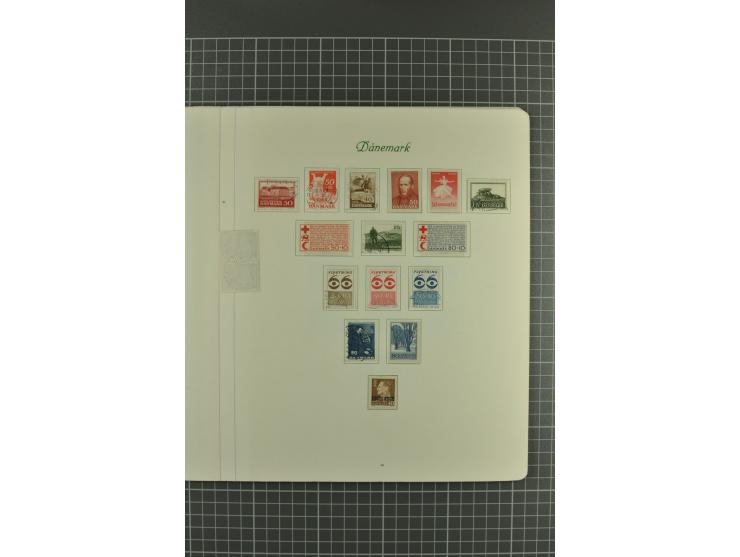 1851/1970, postfrische, ungebrauchte und gestempelte Sammlung mit u.a. Mi.-Nr. 2 auf Brief (rechts angeschnitten), Dienst, Po
