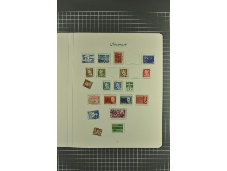 1851/1970, postfrische, ungebrauchte und gestempelte Sammlung mit u.a. Mi.-Nr. 2 auf Brief (rechts angeschnitten), Dienst, Po