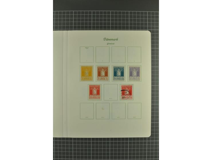 1851/1970, postfrische, ungebrauchte und gestempelte Sammlung mit u.a. Mi.-Nr. 2 auf Brief (rechts angeschnitten), Dienst, Po