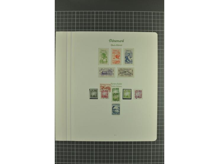 1851/1970, postfrische, ungebrauchte und gestempelte Sammlung mit u.a. Mi.-Nr. 2 auf Brief (rechts angeschnitten), Dienst, Po