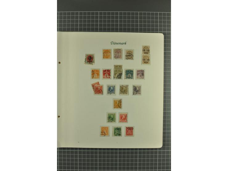 1851/1970, postfrische, ungebrauchte und gestempelte Sammlung mit u.a. Mi.-Nr. 2 auf Brief (rechts angeschnitten), Dienst, Po