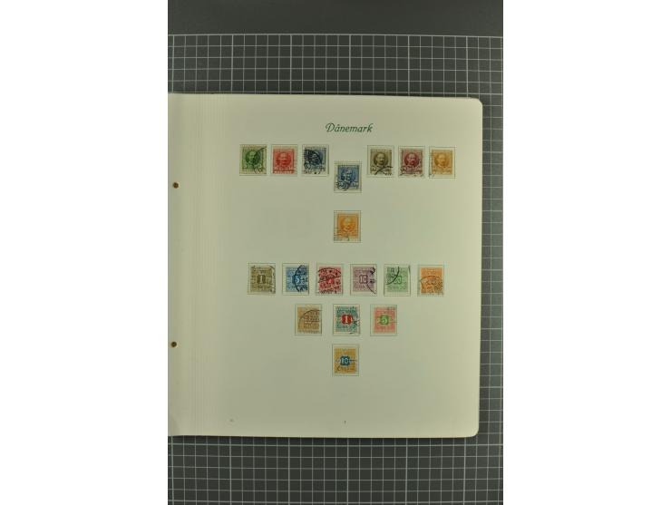 1851/1970, postfrische, ungebrauchte und gestempelte Sammlung mit u.a. Mi.-Nr. 2 auf Brief (rechts angeschnitten), Dienst, Po