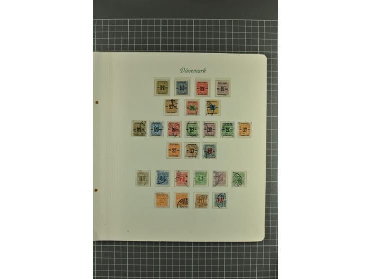 1851/1970, postfrische, ungebrauchte und gestempelte Sammlung mit u.a. Mi.-Nr. 2 auf Brief (rechts angeschnitten), Dienst, Po