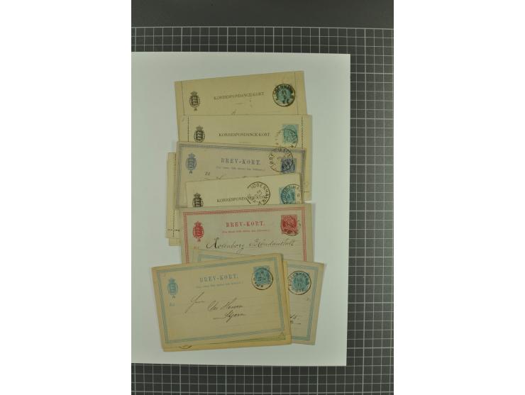 1851/1980, gestempelte Sammlung mit u.a. Mi.-Nr. 2 (2, repariert bzw. Mängel), 10, 66, 81, 180-81, Dienst, Porto, Postfähre G