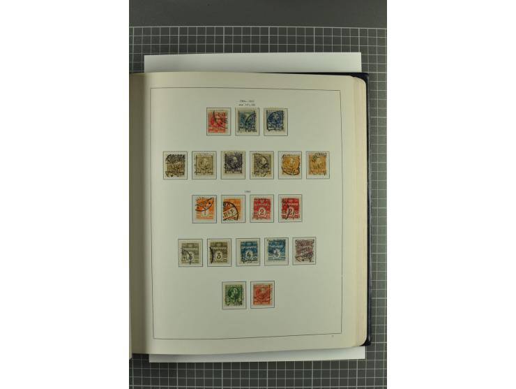 1851/1980, gestempelte Sammlung mit u.a. Mi.-Nr. 2 (2, repariert bzw. Mängel), 10, 66, 81, 180-81, Dienst, Porto, Postfähre G