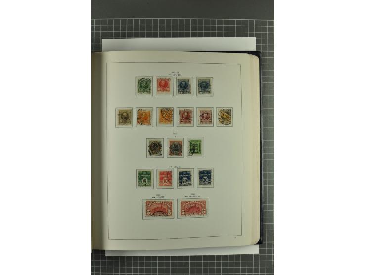 1851/1980, gestempelte Sammlung mit u.a. Mi.-Nr. 2 (2, repariert bzw. Mängel), 10, 66, 81, 180-81, Dienst, Porto, Postfähre G