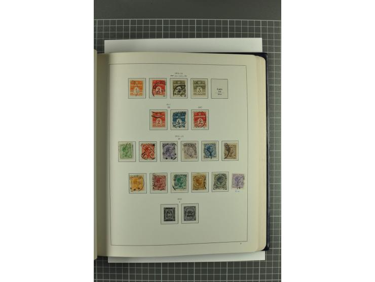 1851/1980, gestempelte Sammlung mit u.a. Mi.-Nr. 2 (2, repariert bzw. Mängel), 10, 66, 81, 180-81, Dienst, Porto, Postfähre G