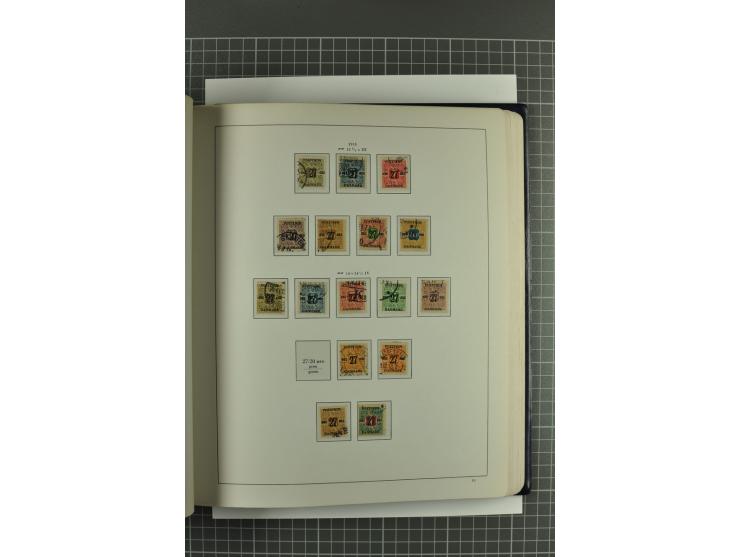 1851/1980, gestempelte Sammlung mit u.a. Mi.-Nr. 2 (2, repariert bzw. Mängel), 10, 66, 81, 180-81, Dienst, Porto, Postfähre G