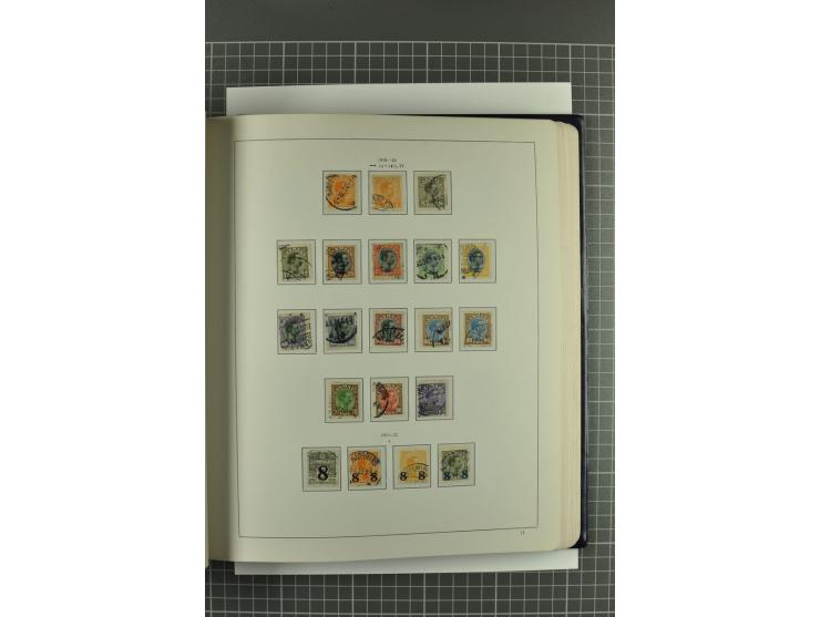 1851/1980, gestempelte Sammlung mit u.a. Mi.-Nr. 2 (2, repariert bzw. Mängel), 10, 66, 81, 180-81, Dienst, Porto, Postfähre G