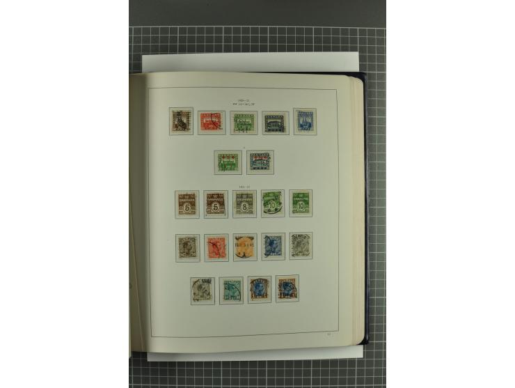 1851/1980, gestempelte Sammlung mit u.a. Mi.-Nr. 2 (2, repariert bzw. Mängel), 10, 66, 81, 180-81, Dienst, Porto, Postfähre G