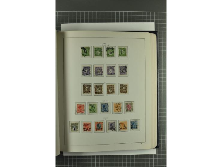 1851/1980, gestempelte Sammlung mit u.a. Mi.-Nr. 2 (2, repariert bzw. Mängel), 10, 66, 81, 180-81, Dienst, Porto, Postfähre G