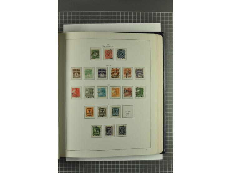 1851/1980, gestempelte Sammlung mit u.a. Mi.-Nr. 2 (2, repariert bzw. Mängel), 10, 66, 81, 180-81, Dienst, Porto, Postfähre G